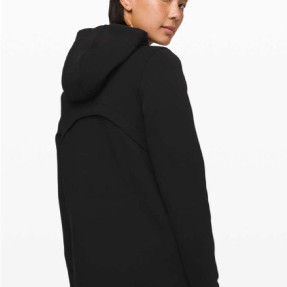Lululemon long horizons hoodie side zip car coat spacer S nwt - Picture 4 of 11